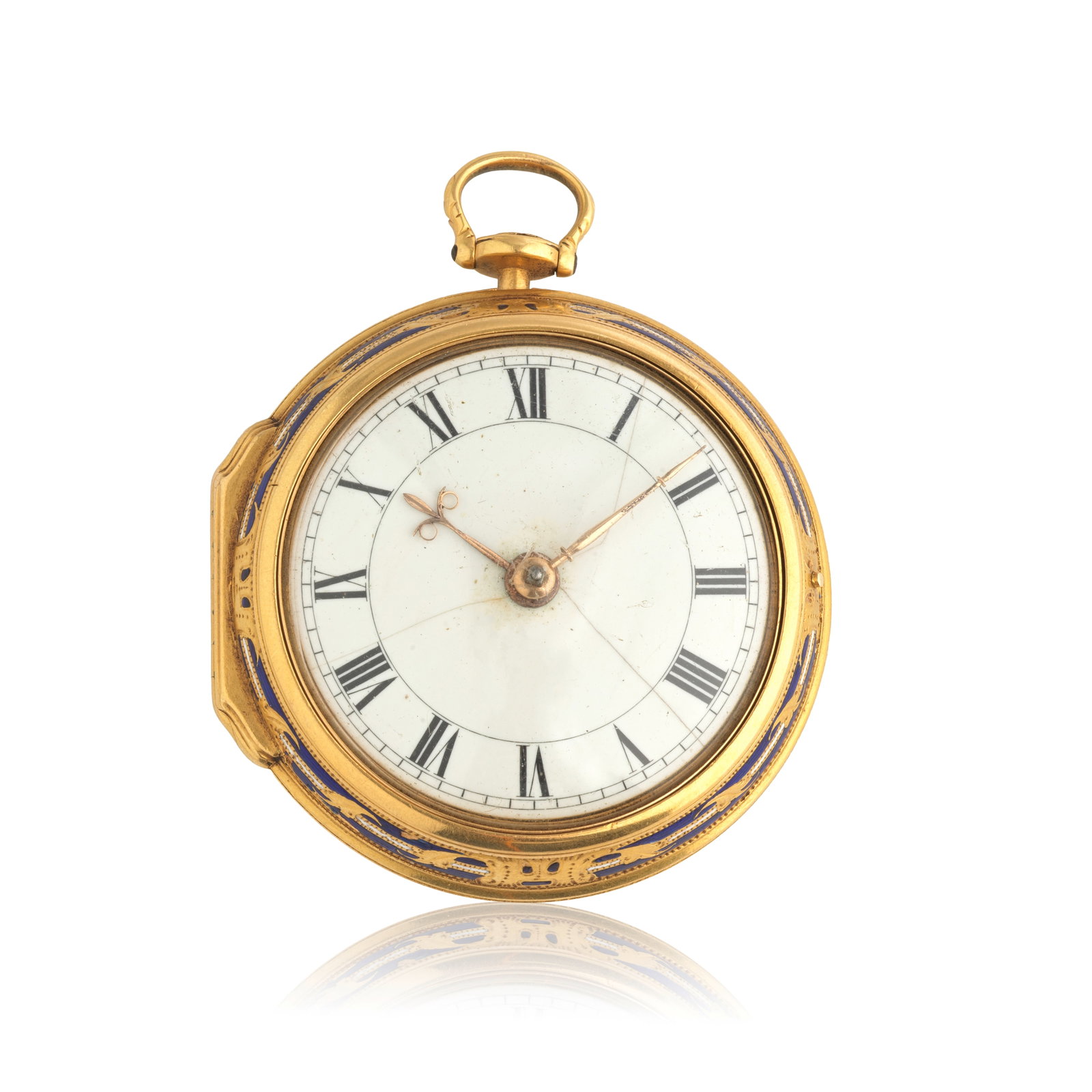 Mudge & Dutton, London. A fine gold and enamel key wind pair case pocket watch London Hallmark f... (1 of 1)
