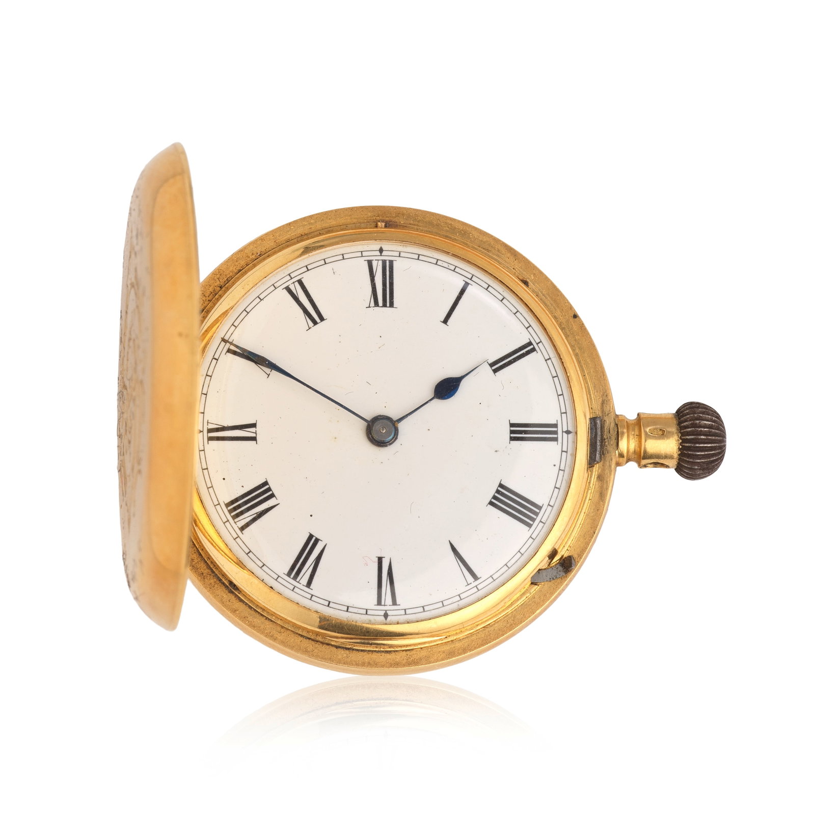 Sir John Bennett, 65 & 64 Cheapside, London. An 18K gold keyless wind full hunter pocket watch C... (1 of 1)