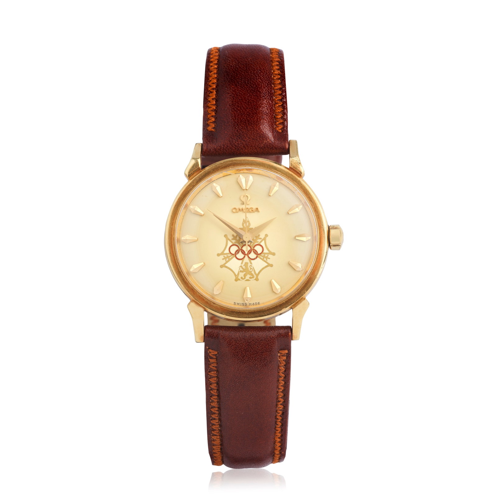 Omega. A Special Edition 18K gold automatic wristwatch Seamaster XVI 'Olympia Melbourne', Ref: ... (1 of 1)