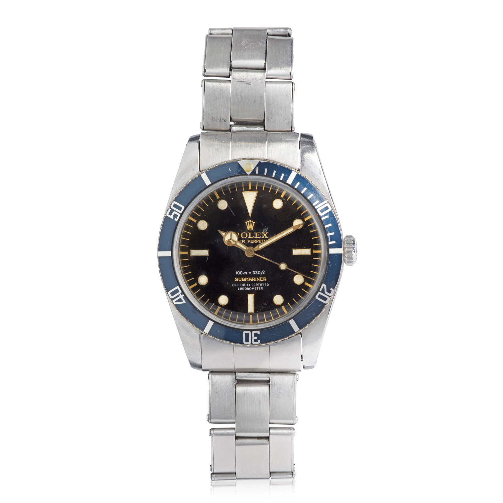 Rolex. A stainless steel automatic bracelet watch Submariner small crown 'James Bond', Ref: 550... (1 of 1)