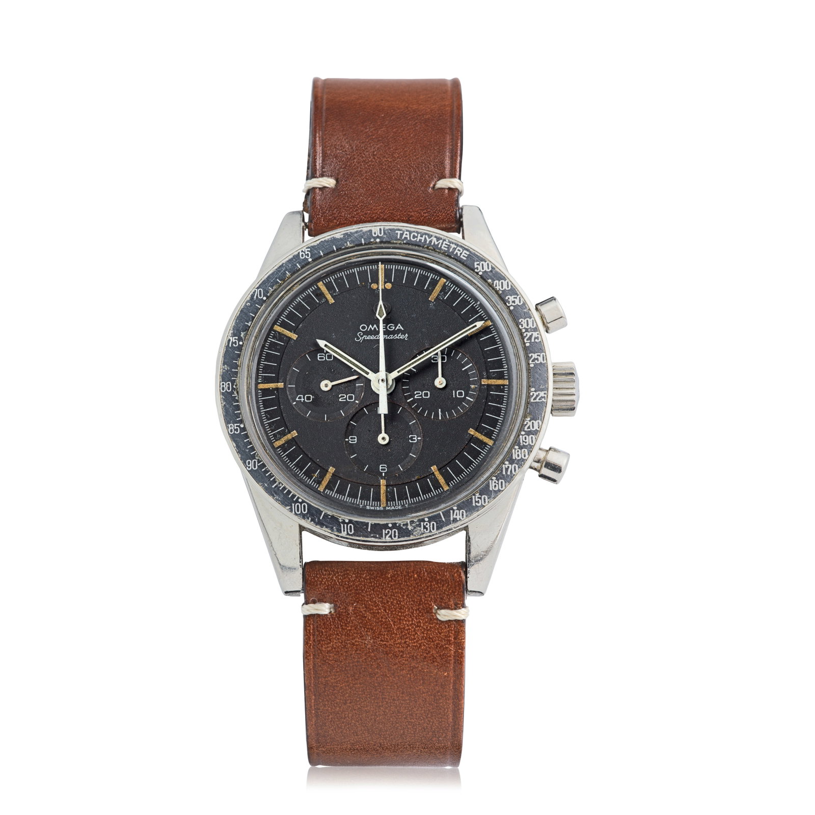 Omega. A stainless steel manual wind chronograph wristwatch Speedmaster 'Ed White', Ref: ST 10... (1 of 1)