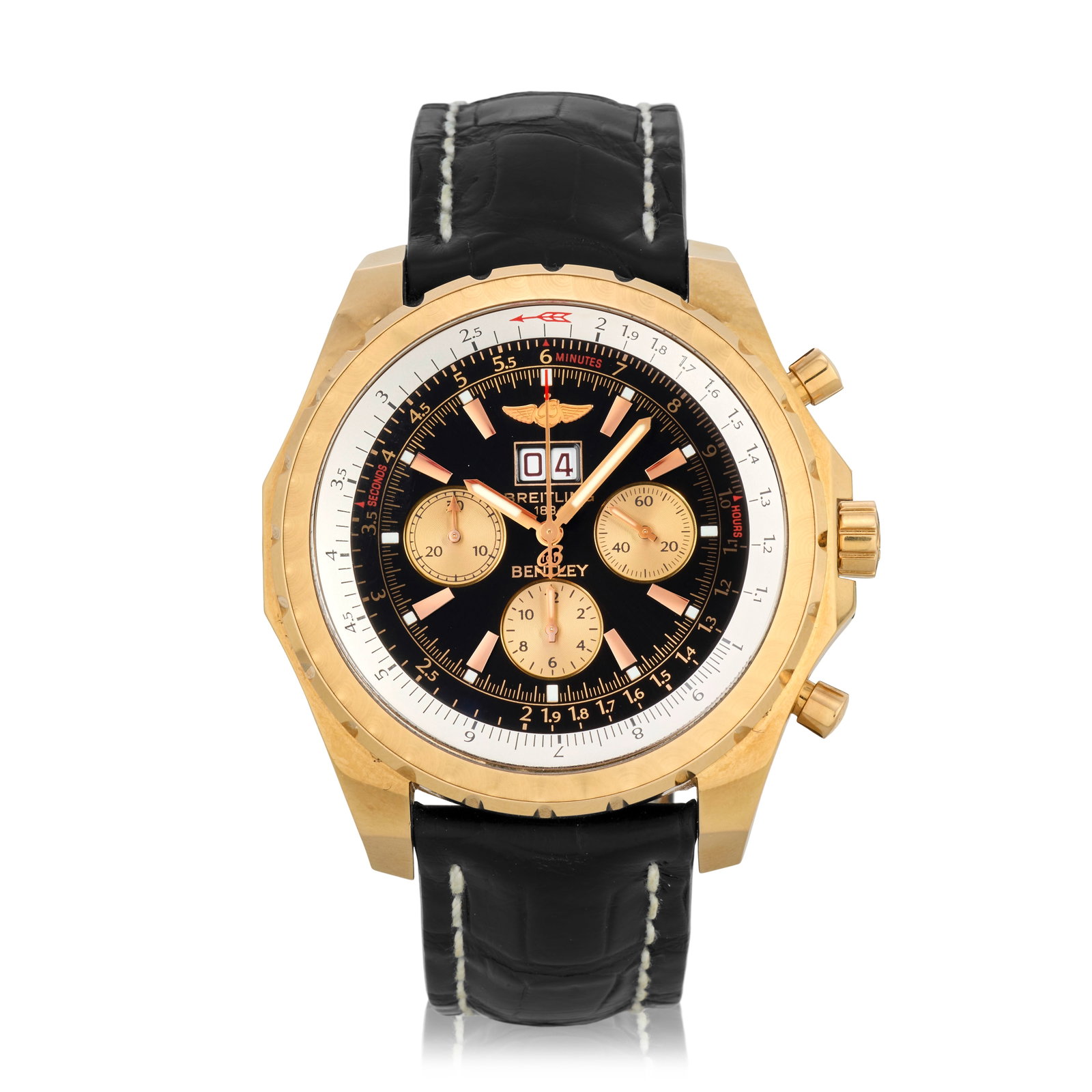 Breitling for Bentley. A Limited Edition 18K rose gold automatic calendar chronograph wristwatch... (1 of 1)