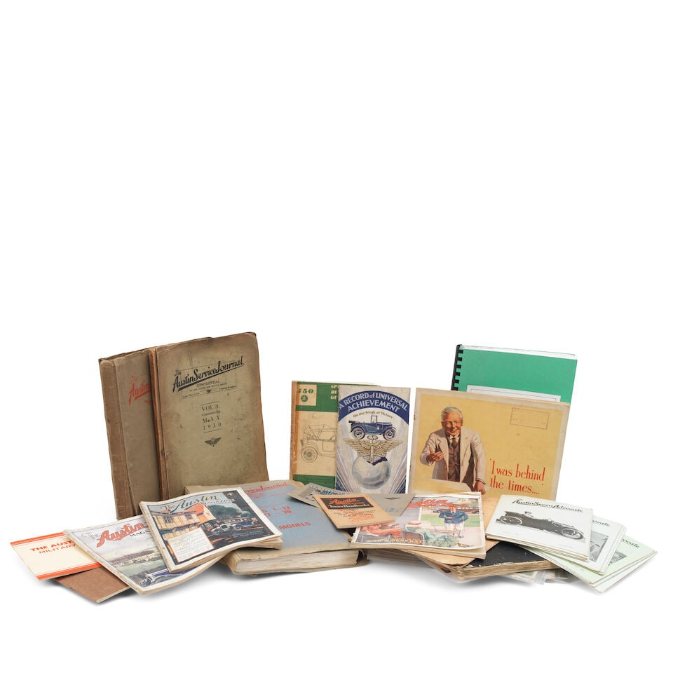 A quantity of Austin Seven related sales and technical literature, photographs, and ephemera, ... - 2