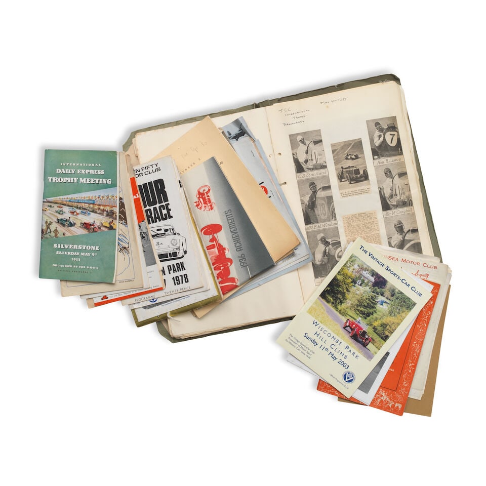 A quantity of assorted motor racing ephemera, ((Qty)) - 2