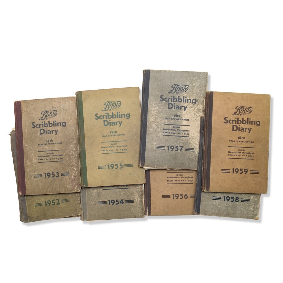 Don Moore's scrapbook and diaries relating to Lister cars, 1950s, From the Brian Lister Collect... - 2