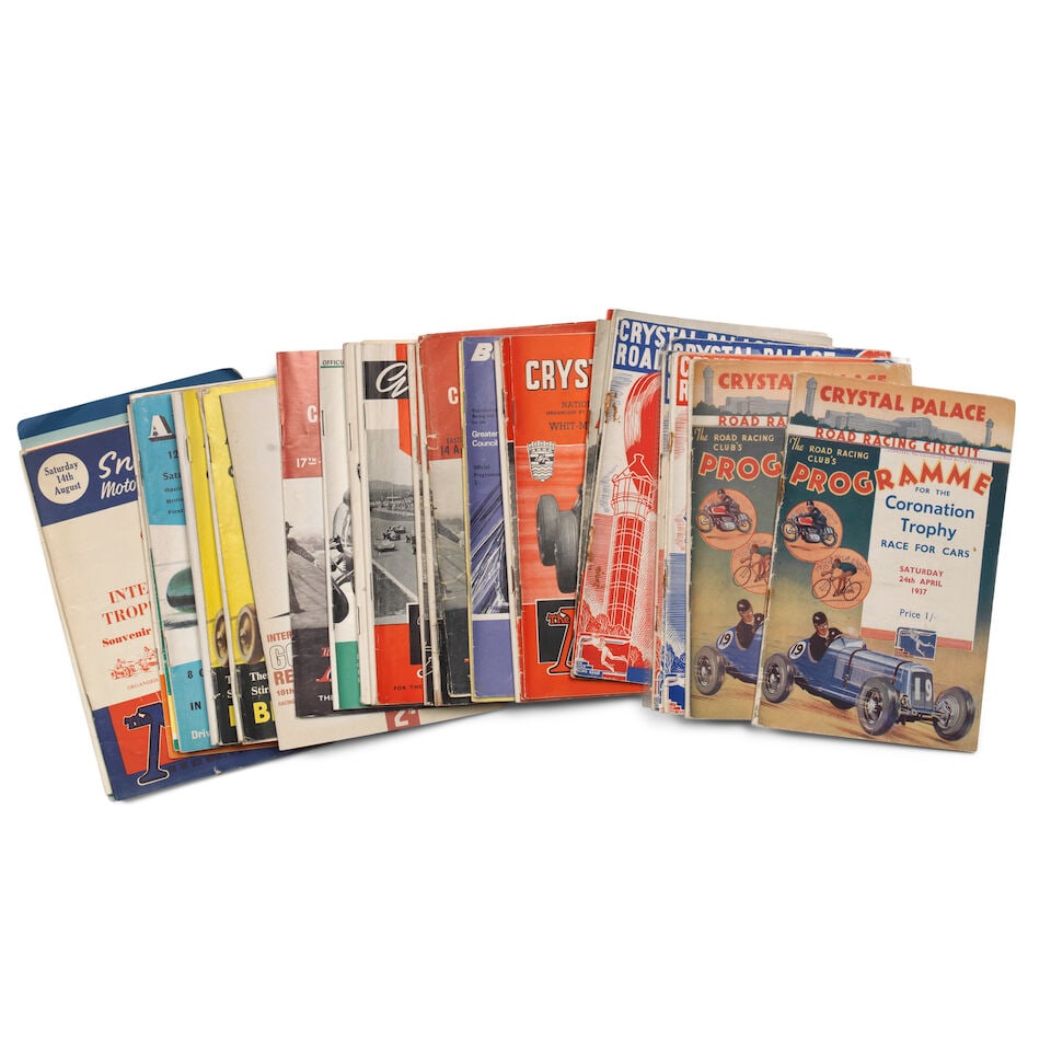 Assorted British and European race programmes, ((Qty)) (1 of 1)