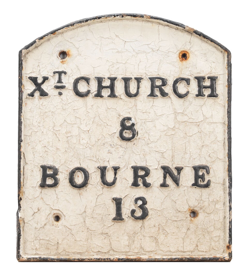 A Park Lane North directional sign, ((3)) - 2