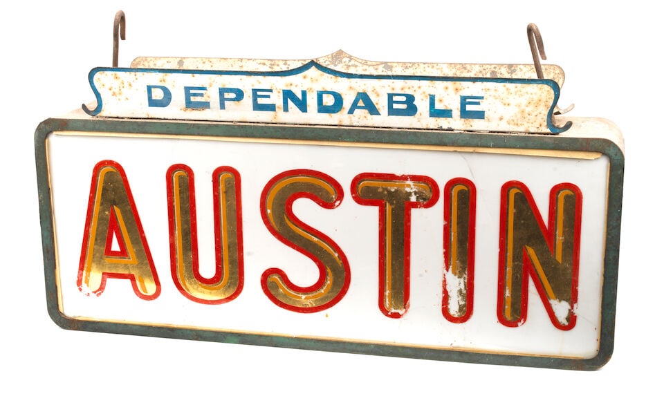 A Dependable Austin illuminated sign, - 2