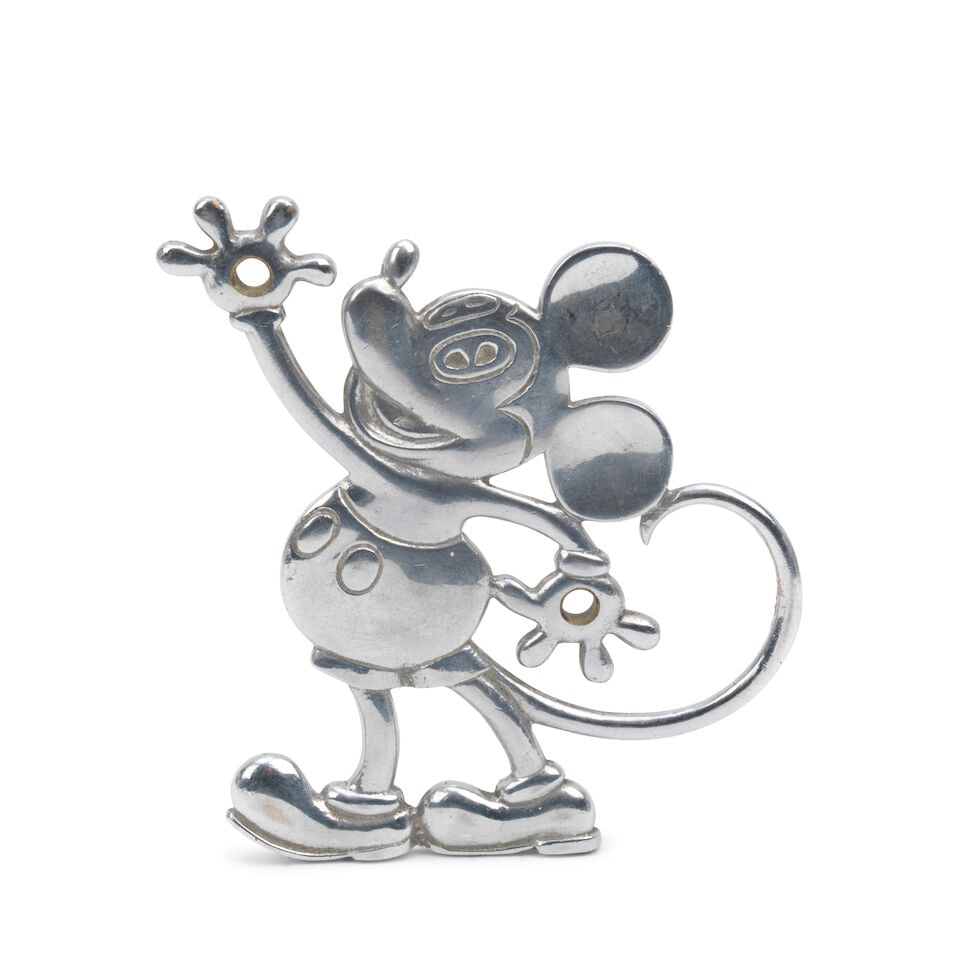 A Mickey Mouse radiator grille badge, 1930s, (1 of 1)