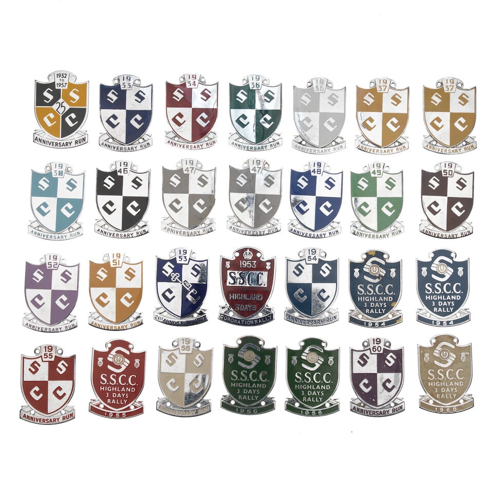 A collection of Scottish Sporting Car Club badges and plaques, ((Qty)) (1 of 2)