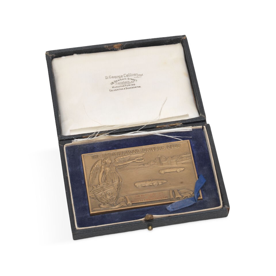 The BRDC 1932 '500 Mile Race' plaque, awarded to Charles Goodacre, (1 of 1)