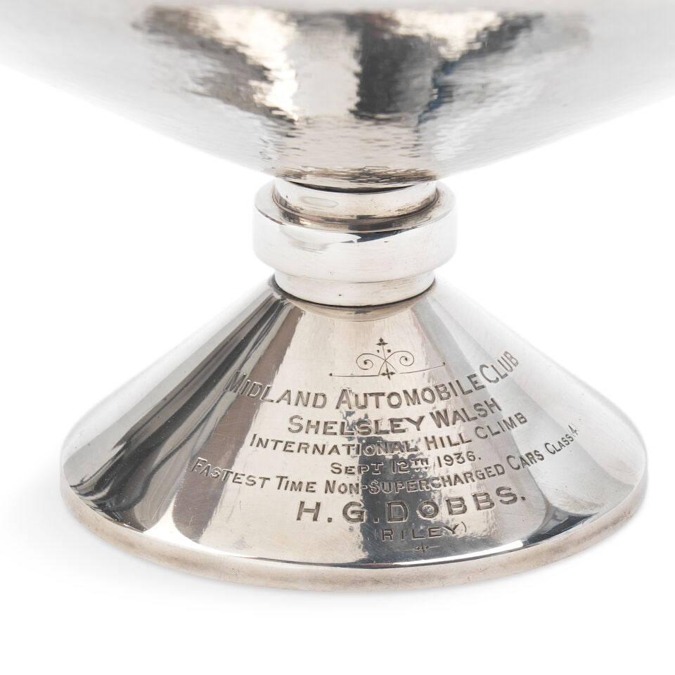 A Midland Automobile Club Shelsley Walsh silver trophy, 1936, - 3
