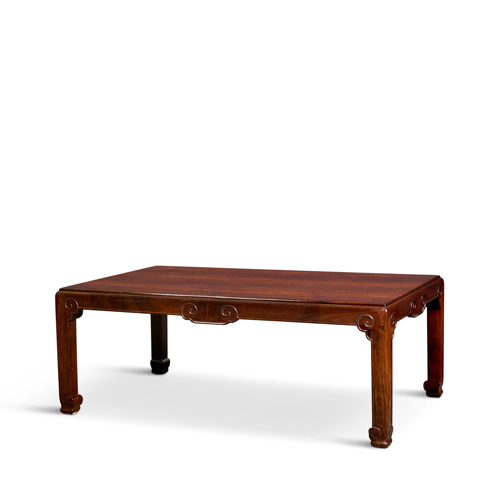 A VERY RARE AND FINE ZITAN LOW TABLE, KANGZHUO 18th century (1 of 1)