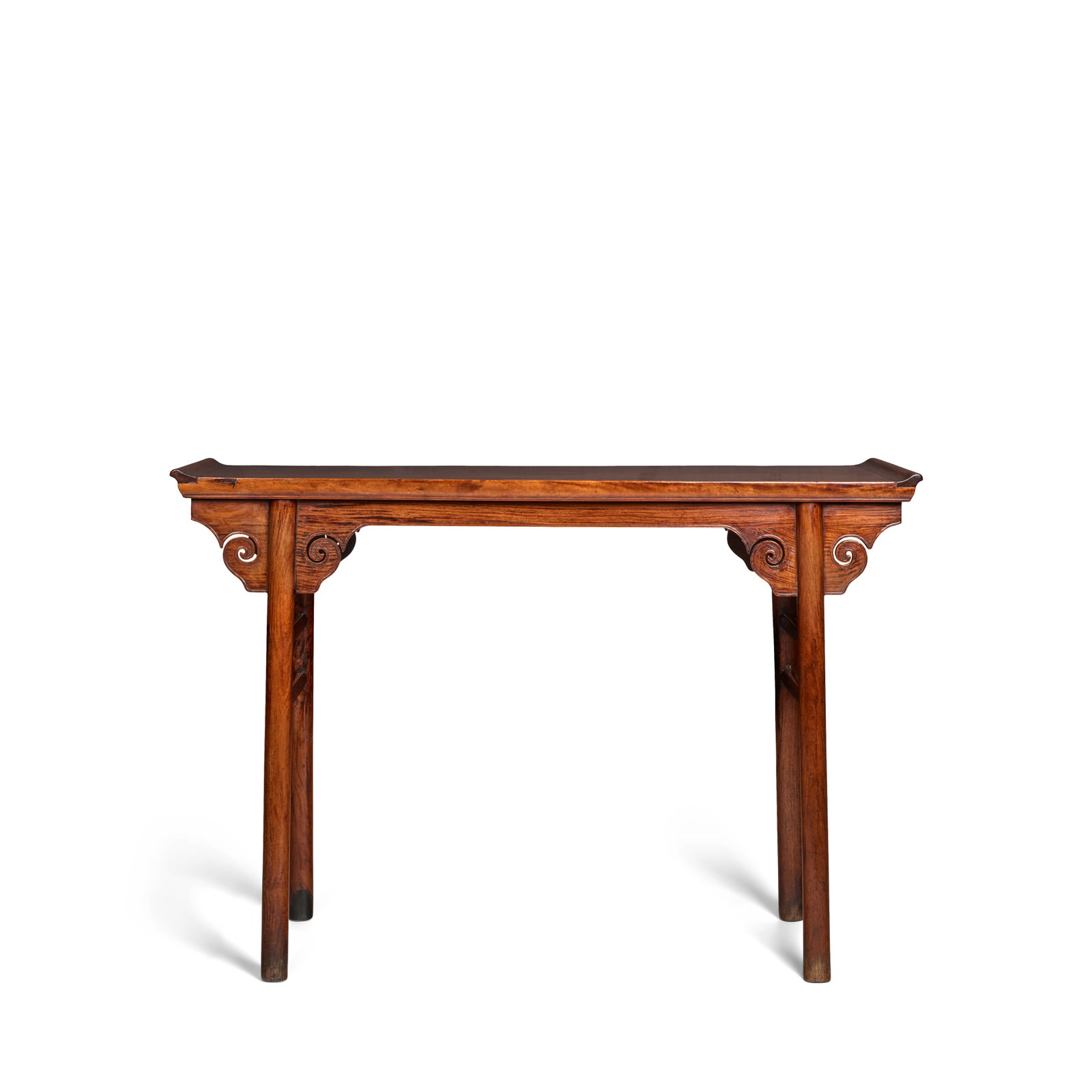 A HUANGHUALI RECESSED-LEG TABLE 17th/18th century (1 of 1)