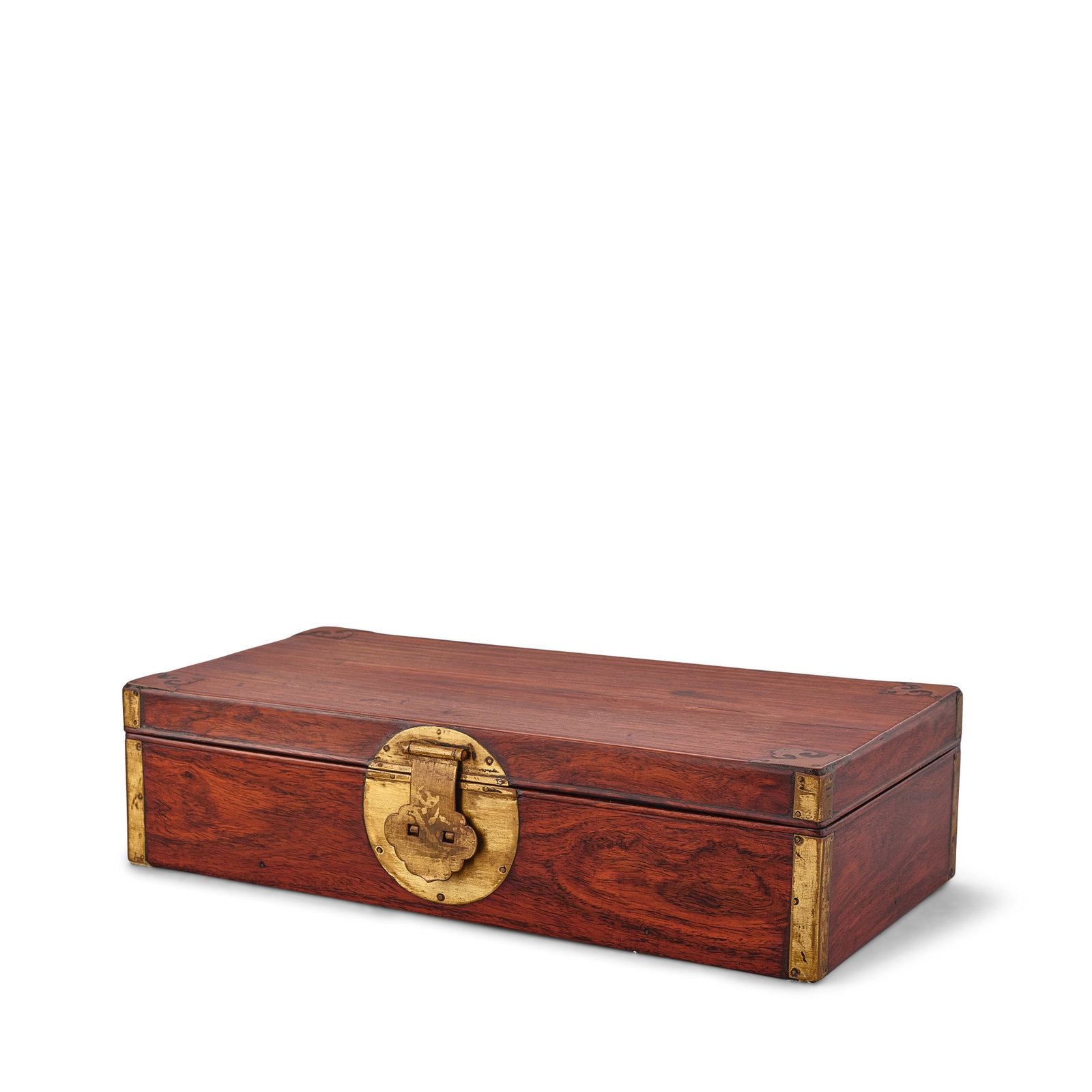 A HUANGHUALI RECTANGULAR BOX 18th century (1 of 1)