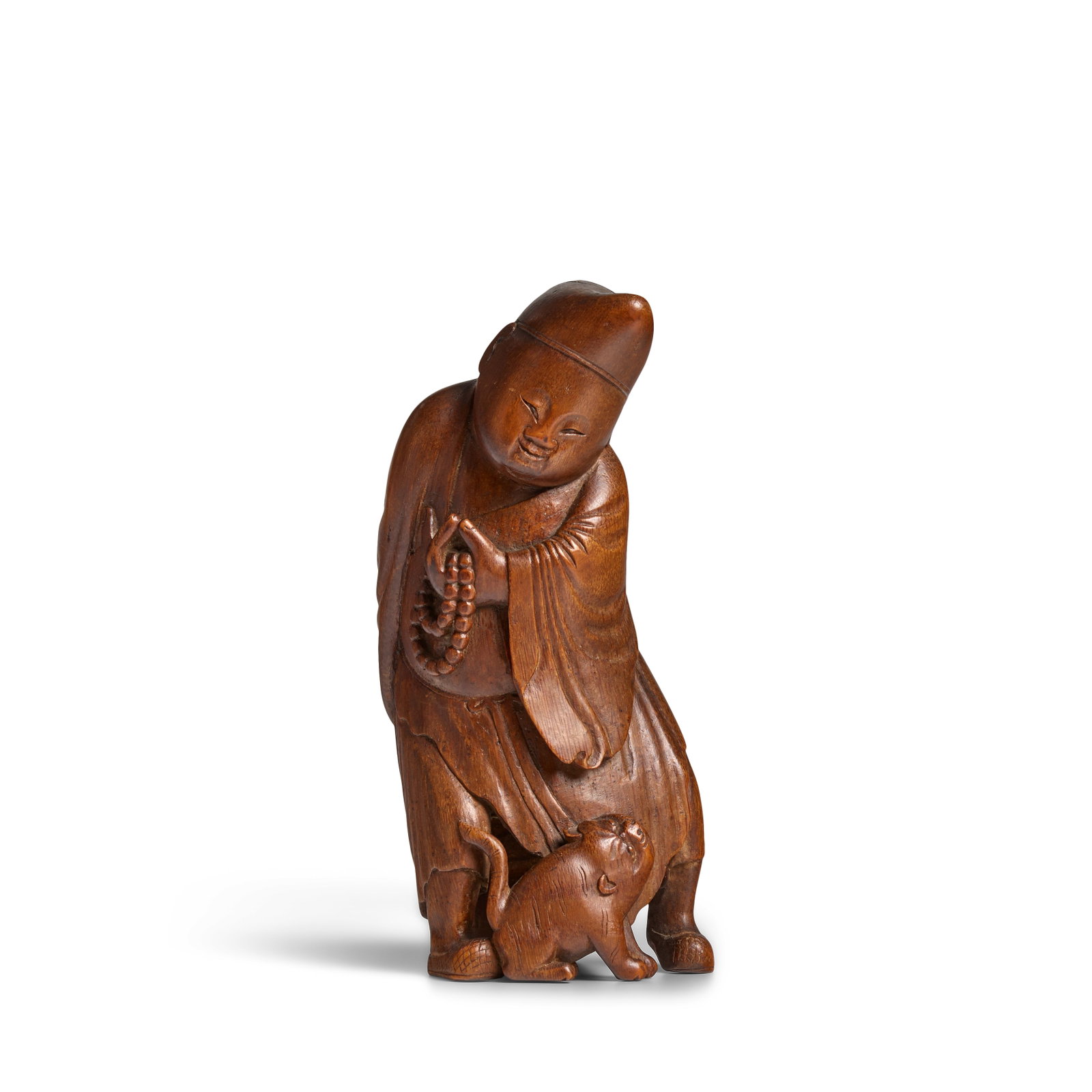 A BAMBOO ROOT CARVING OF JIGONG 17th century (1 of 1)