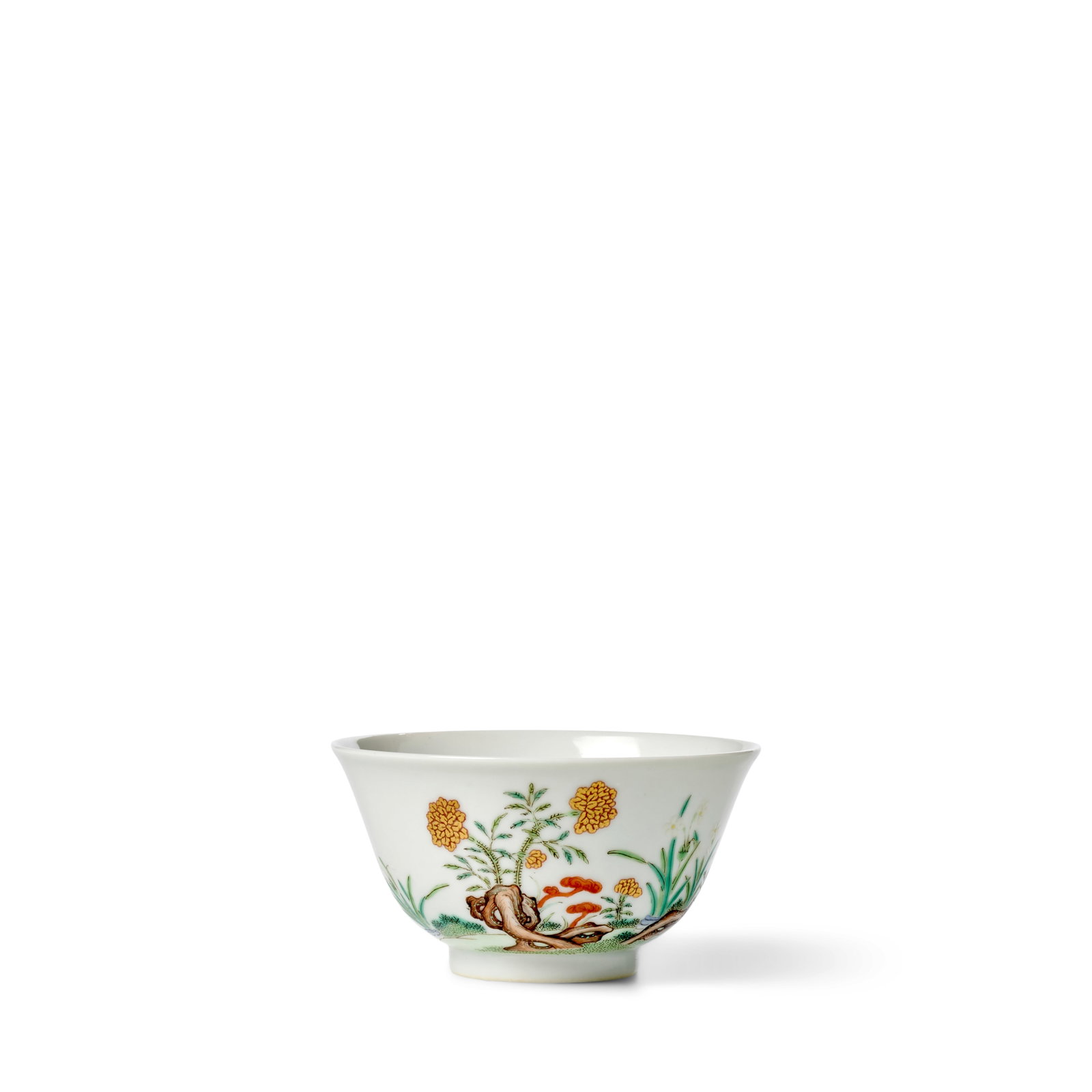 A FAMILLE-ROSE 'LINGZHI' BOWL Shendetang zhi mark, Daoguang period (1 of 1)