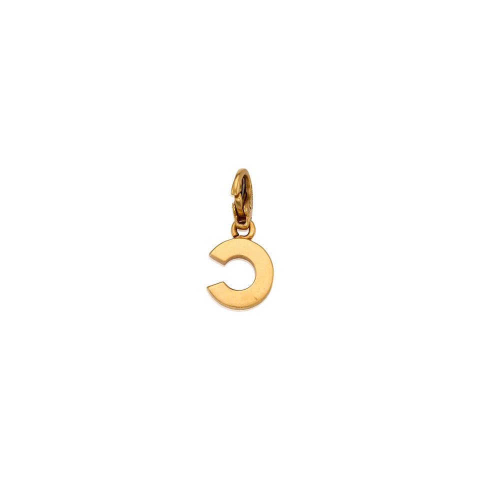 CHANEL: 18K GOLD AND DIAMOND CHARM - 2