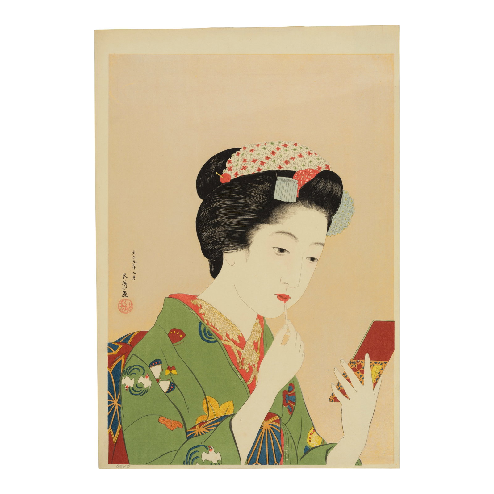 HASHIGUCHI GOYŌ (1880/1-1921) Taisho era (1912-1926), dated 1920 (1 of 1)