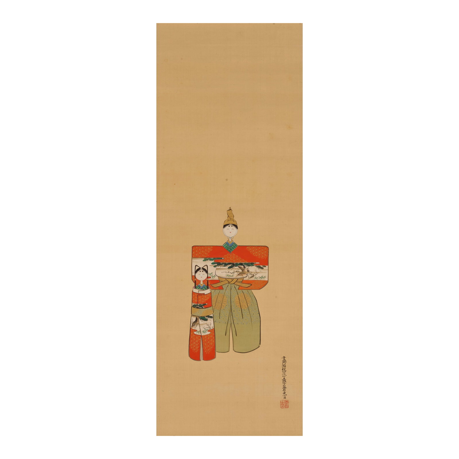 MANNER OF TOSA MITSUSADA (1738-1806) Tachibina Dolls Edo period (1615-1868), 19th century (1 of 1)