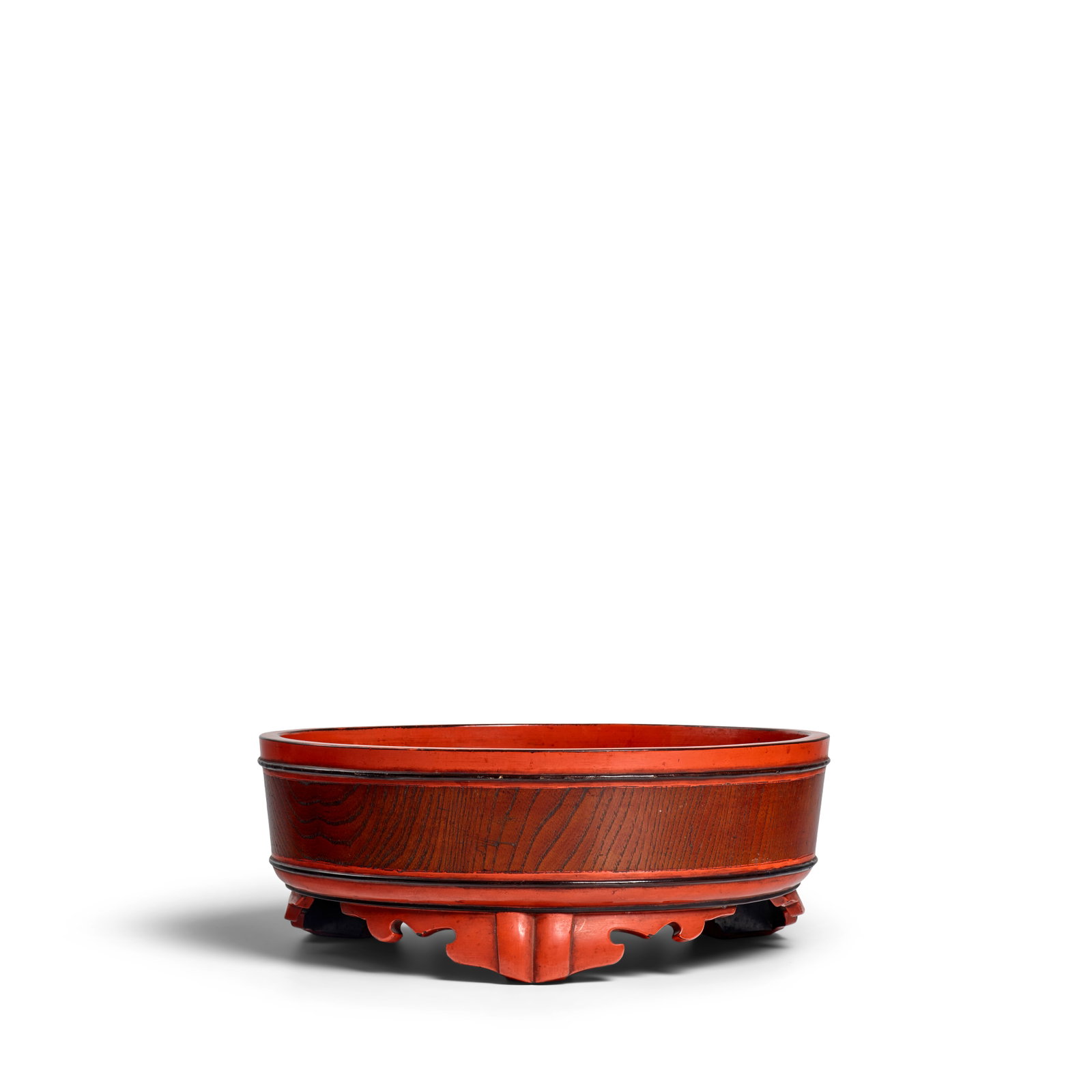 A NEGORO-STYLE LACQUER TARAI (WASH BASIN) Momoyama (1573-1615) or Edo (1615-1868) period, 17th c... (1 of 1)