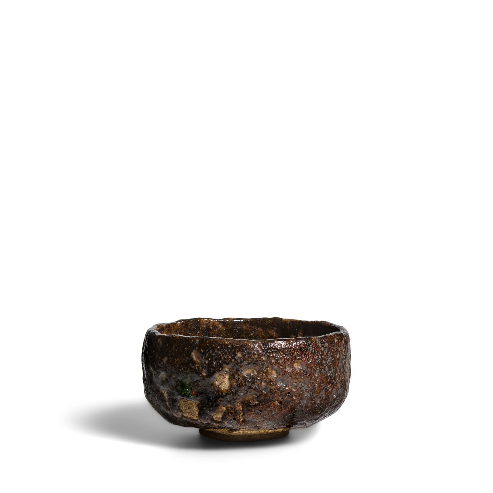 RAKU KŌNYŪ (KICHIZAEMON XII, 1857-1932) A Black Raku Ware Chawan (Tea Bowl) Meiji (186... (1 of 1)