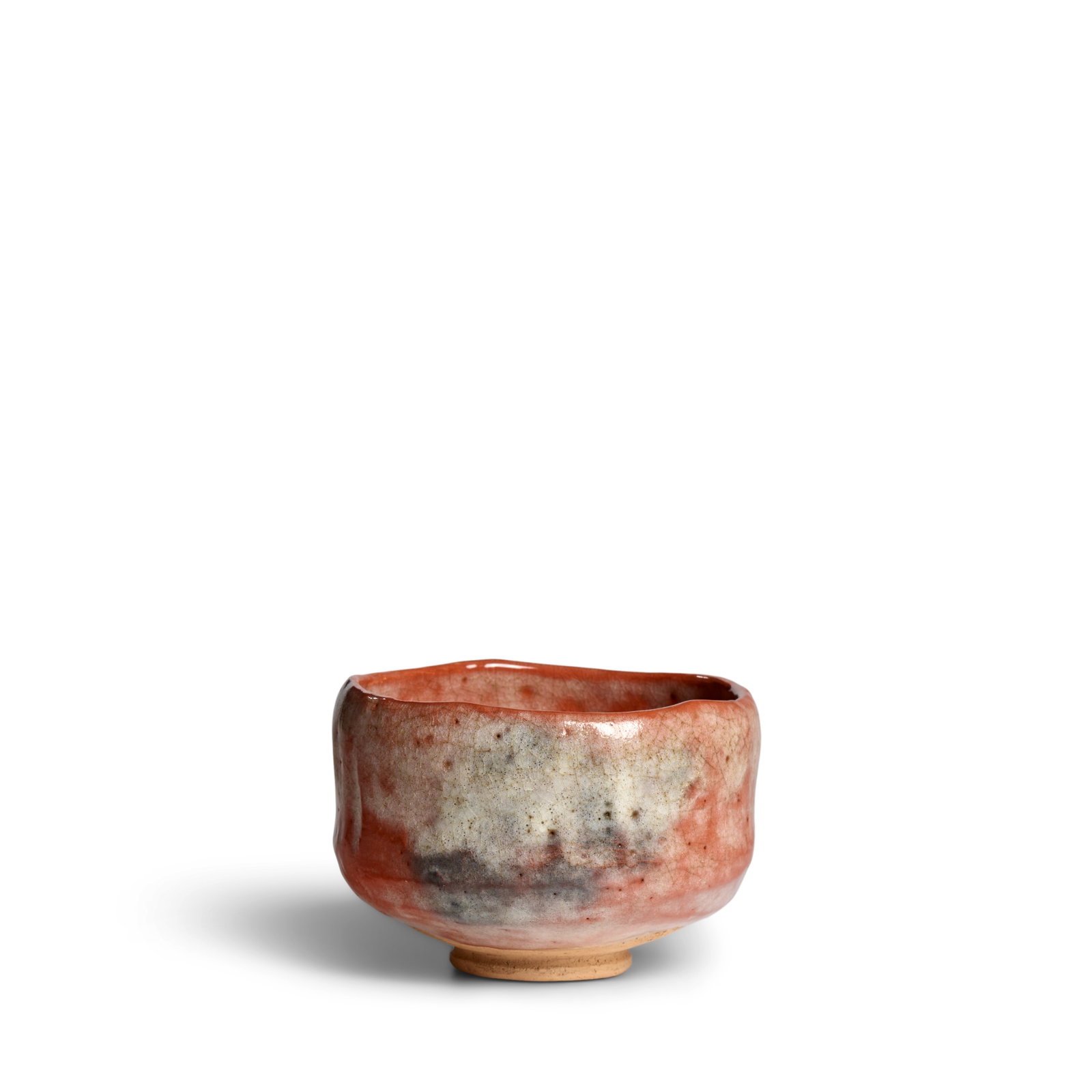 RAKU SEINYŪ (KICHIZAEMON XIII, 1887-1944) A Red Raku Ware Chawan (Tea Bowl) Named Zuiun (Au... (1 of 1)