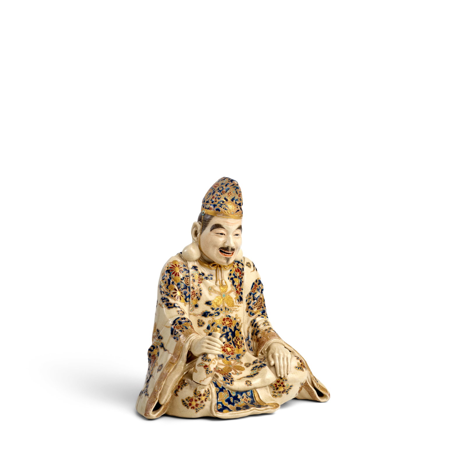 A SATSUMA MODEL OF EBISU Meiji era (1868-1912), late 19th century (1 of 1)