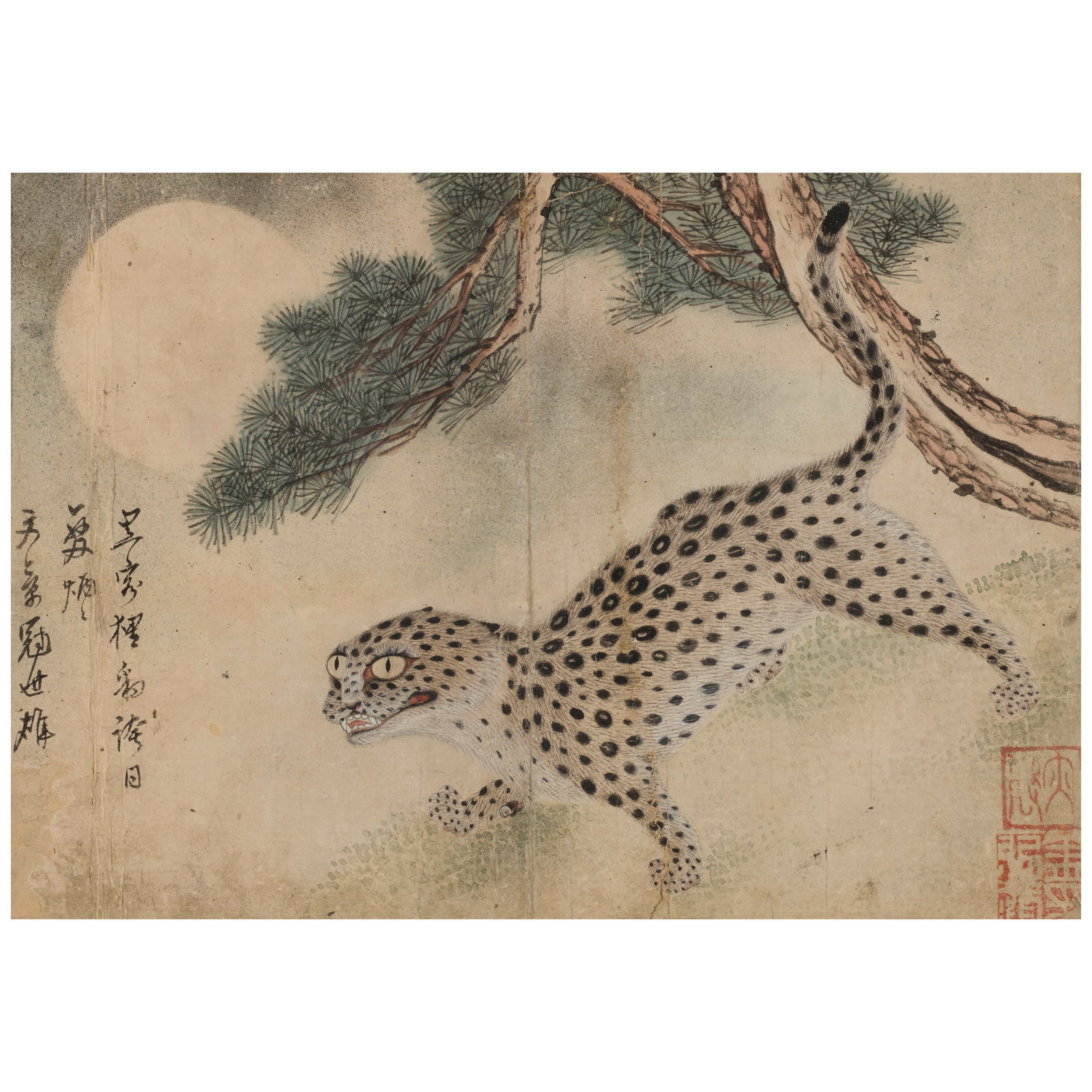 ATTRIBUTED TO KIM HONGDO (1745-1806) Tiger Joseon dynasty (1392-1897), 18th/19th century (1 of 1)