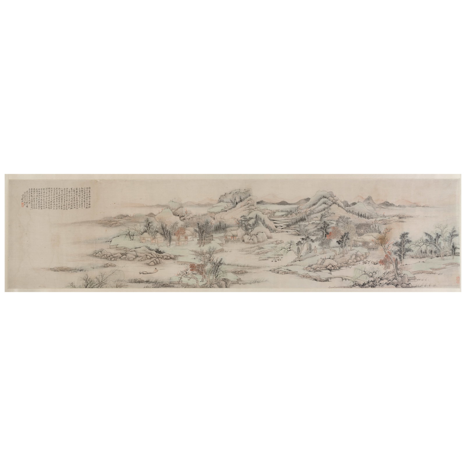 ATTRIBUTED TO QIAN DU (1764-1844) Autumn Landscape, 1822 (1 of 1)