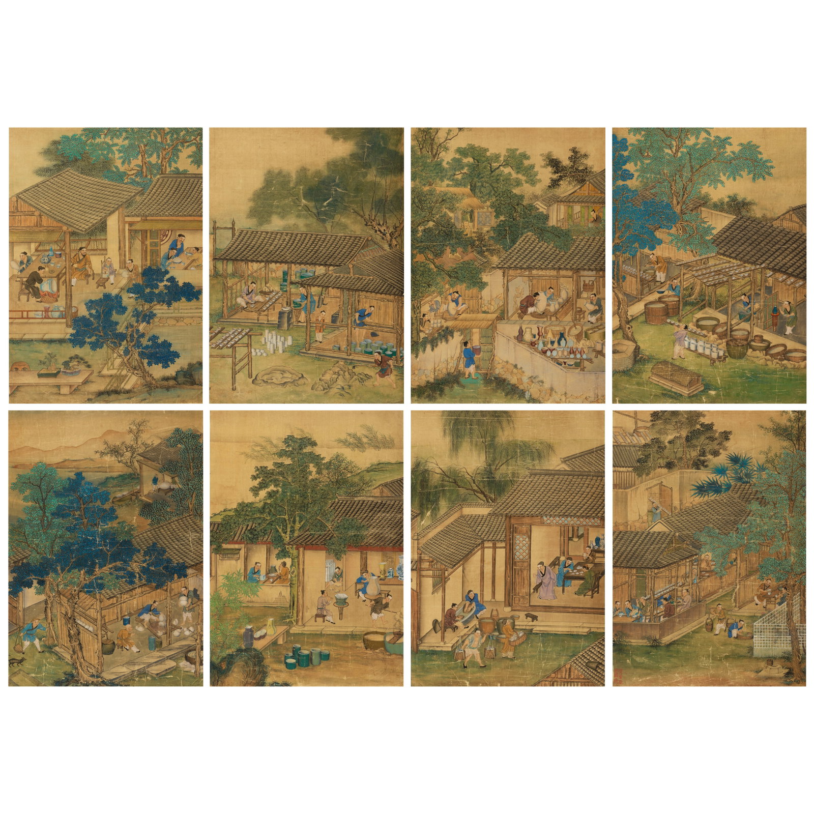 AFTER SUN HU (active 1736-1745), DING GUANPENG (active 1740-1768) and ZHOU KUN (active 1741-1748... (1 of 1)