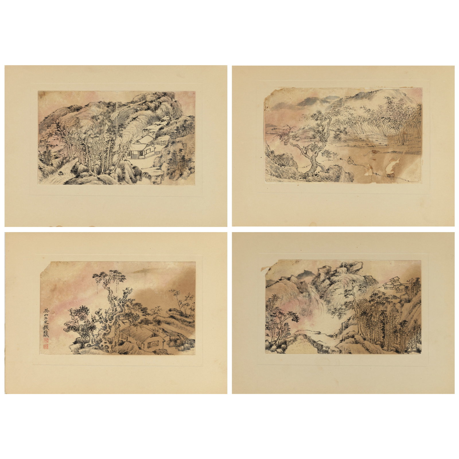 QIAN WEICHENG (1720-1772) Ink Landscapes (1 of 1)