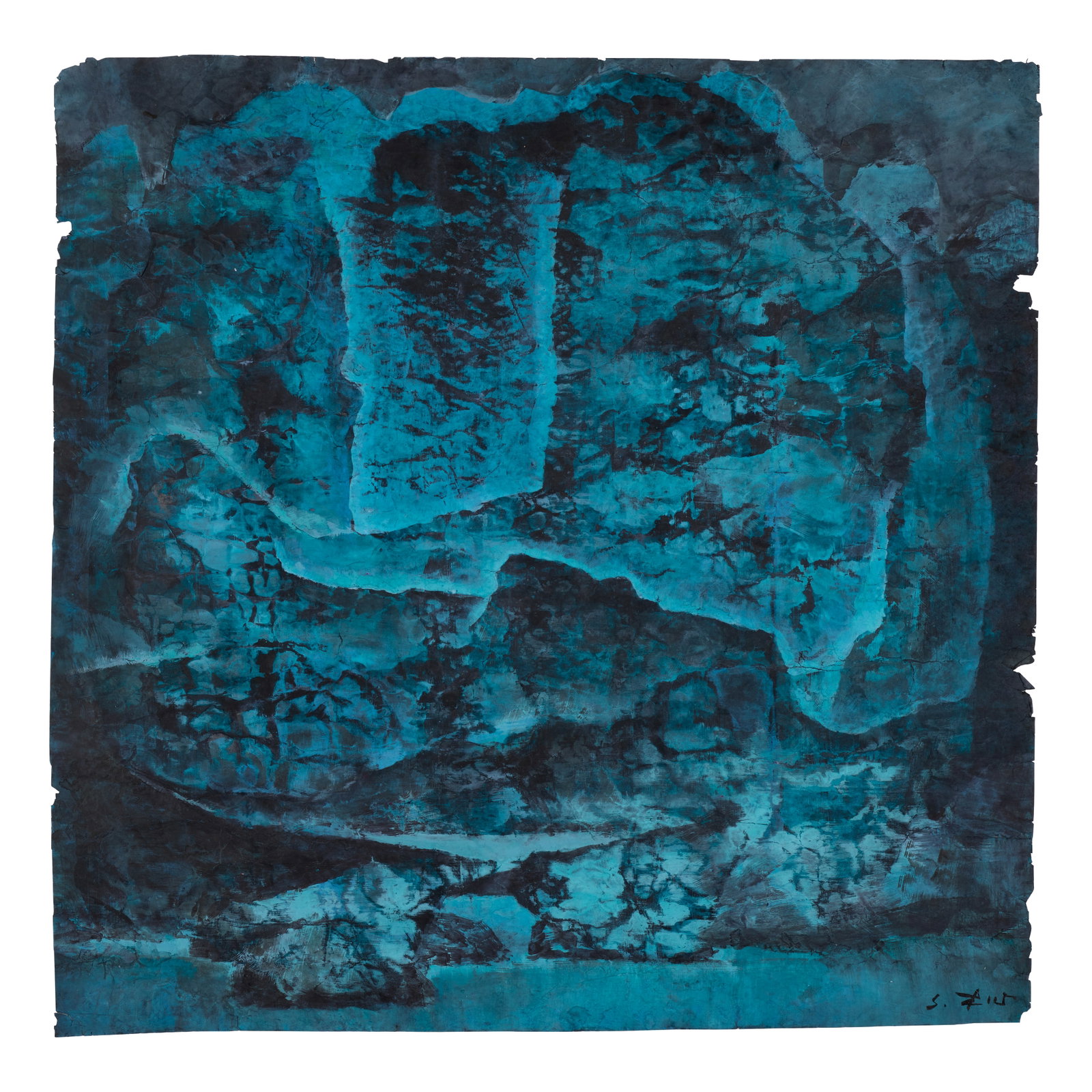 MU XIN (1927-2011) Blue Radiance (1 of 1)
