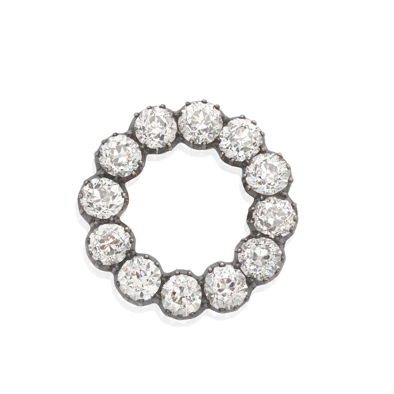 DIAMOND BROOCH, LATE 19TH CENTURY (1 of 1)
