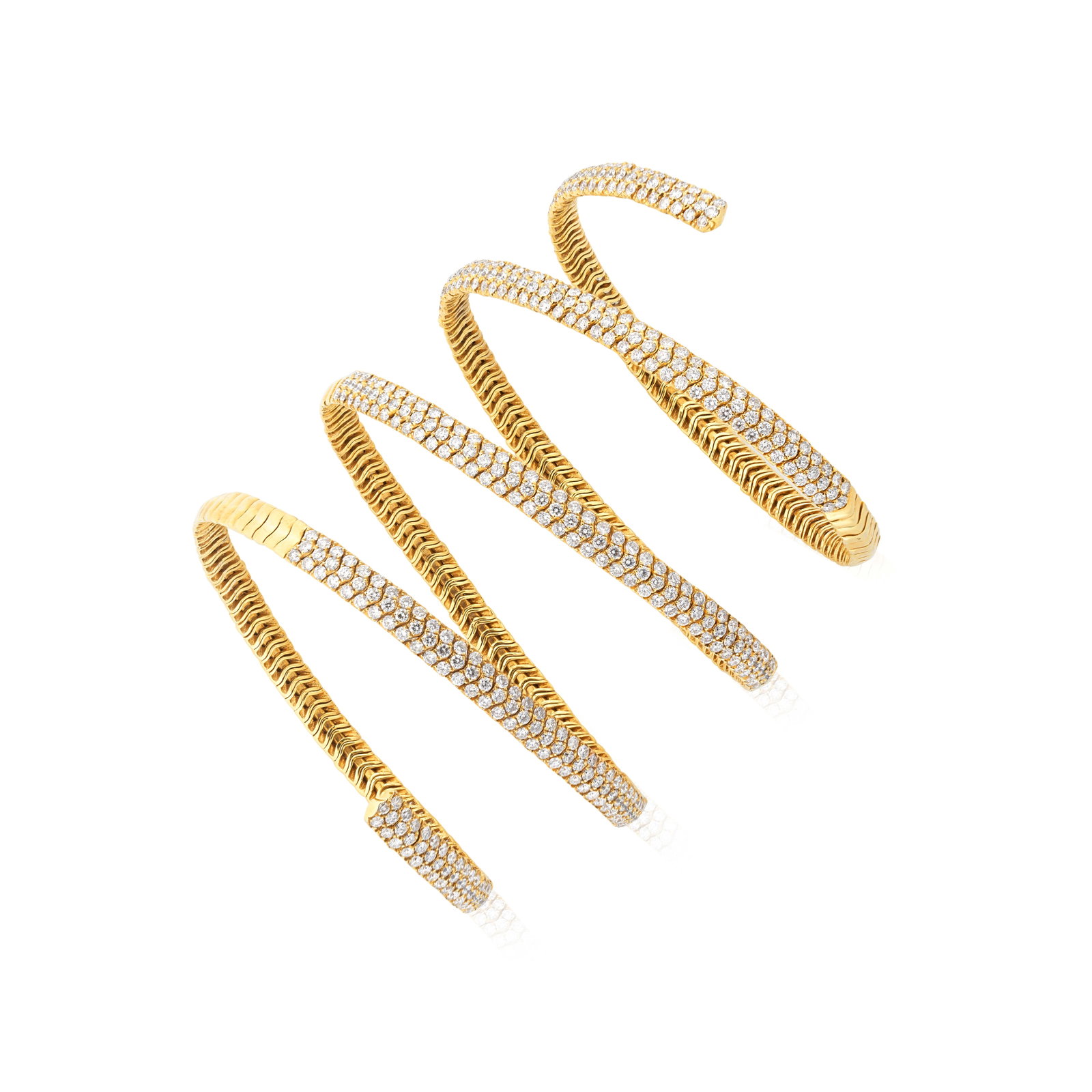DIAMOND-SET CUFF BRACELET (1 of 1)