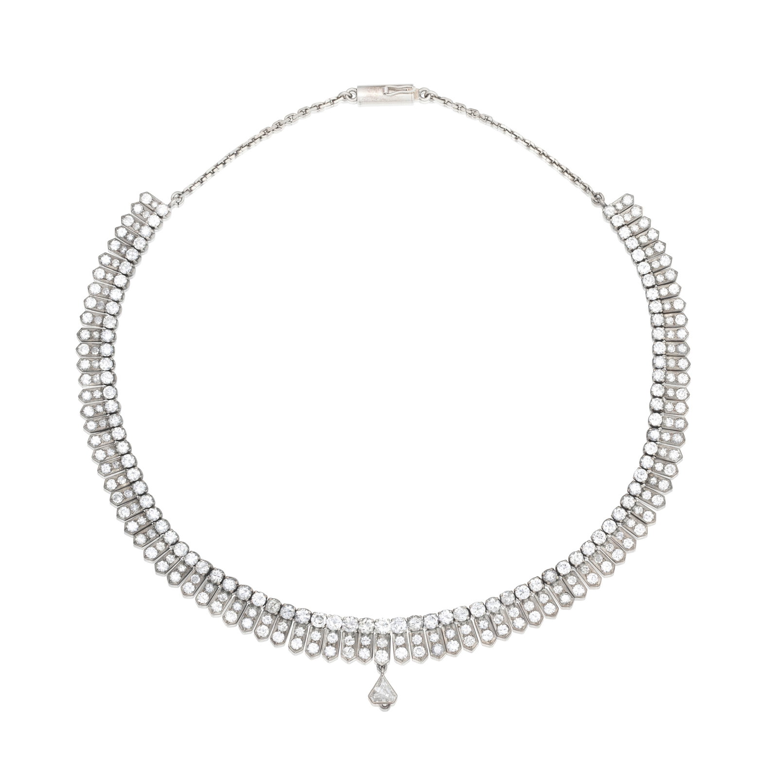 DIAMOND FRINGE NECKLACE (1 of 1)