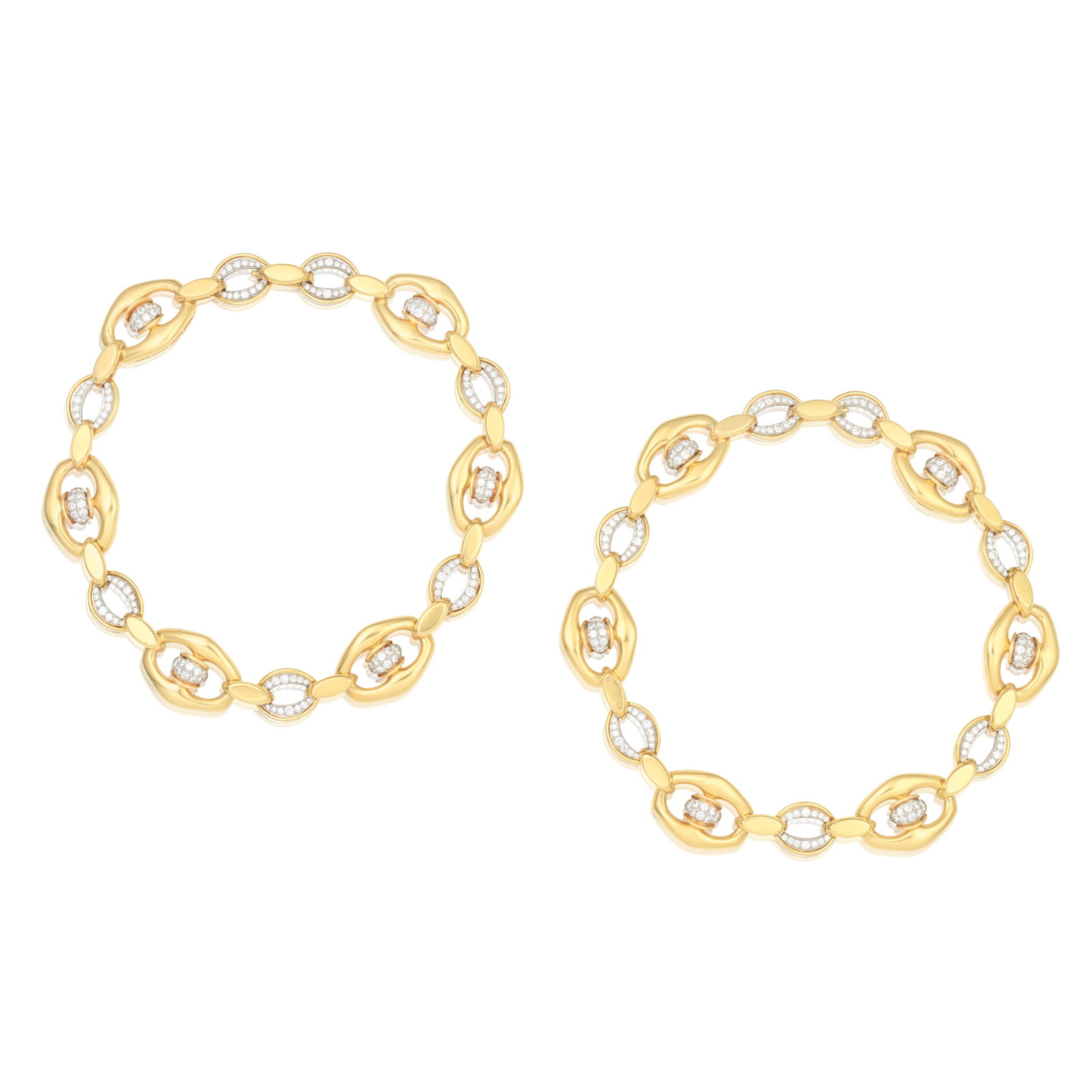 TWO DIAMOND-SET NECKLACES (1 of 1)