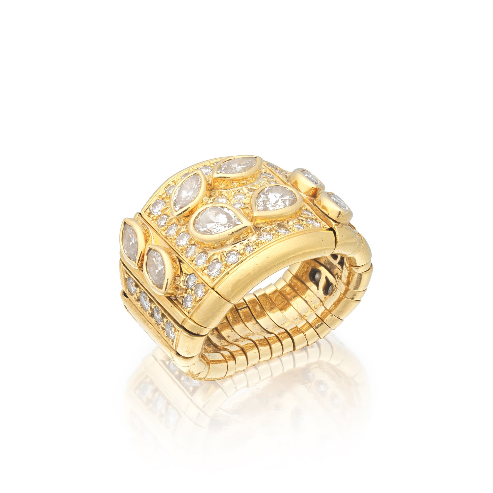 ANDREW CLUNN: DIAMOND-SET RING, CIRCA 1985 (1 of 1)
