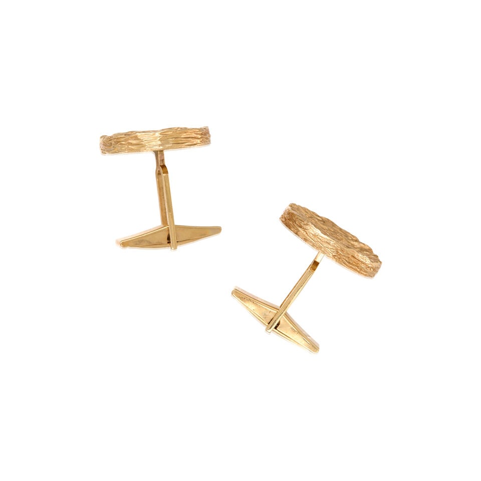 14K GOLD CUFFLINKS - 2