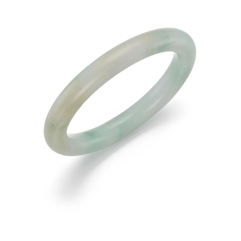 JADEITE JADE BANGLE WITH GIA REPORT (1 of 3)