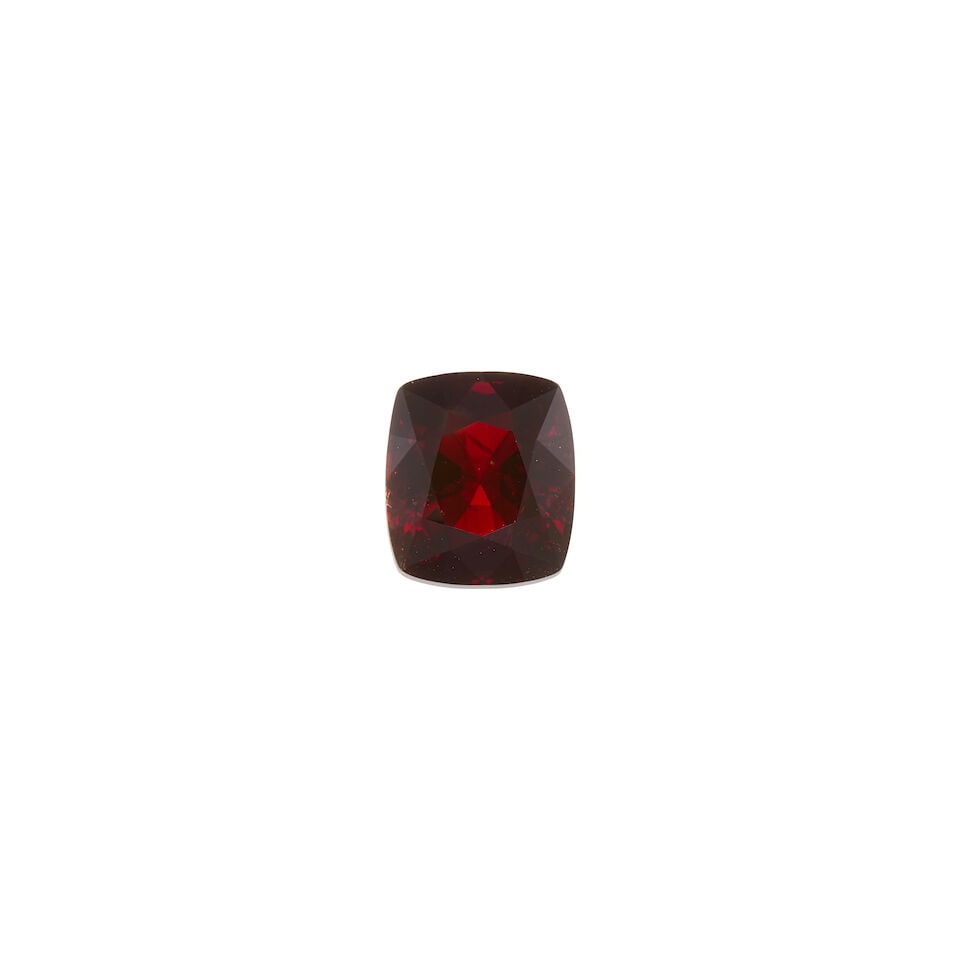 A LOOSE SPINEL WITH GIA REPORT: A LOOSE SPINEL WITH GIA REPORT • A loose cushion shaped spinel stated to weigh 5.66 carats and measures 10.88mm x 9.60mm x 6.59mm • Accompanied by a GIA Spinel Report number 6233960906 dat