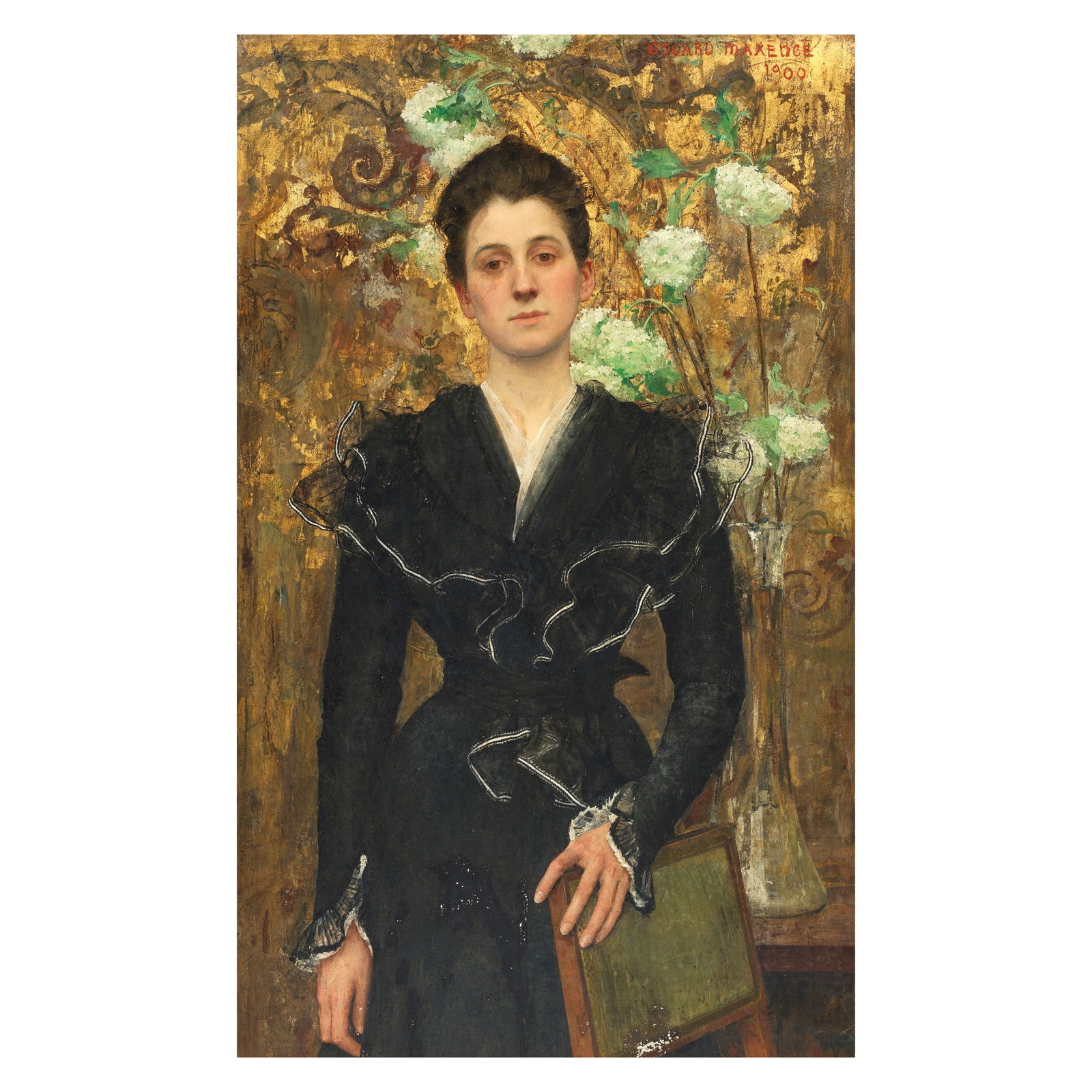 Edgar Maxence (French, 1871-1954) Dame aux lilas (1 of 1)