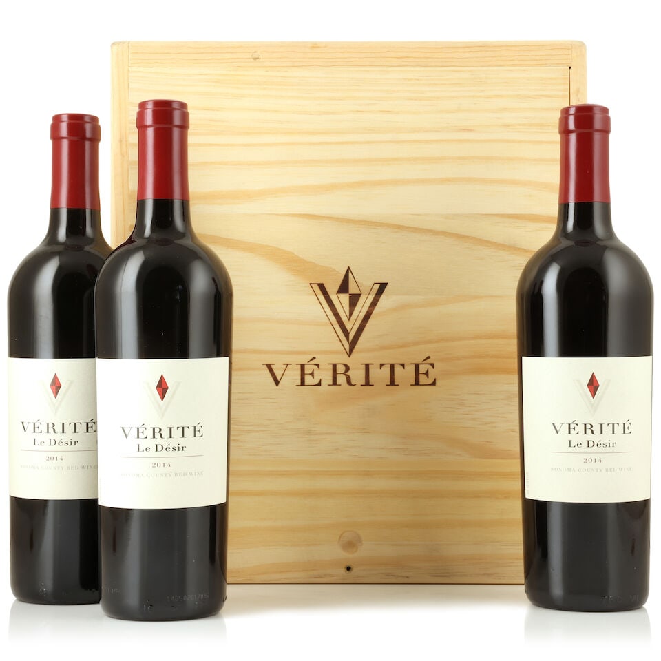 Vérité, Le Désir, 2014 (6 x 750ml): Vérité, Le Désir, 2014 (6 x 750ml) Region: United States Packaging: 2 x original wooden cases This lot is subject to the following lot symbols: Δ Δ VAT at the prevailing rate
