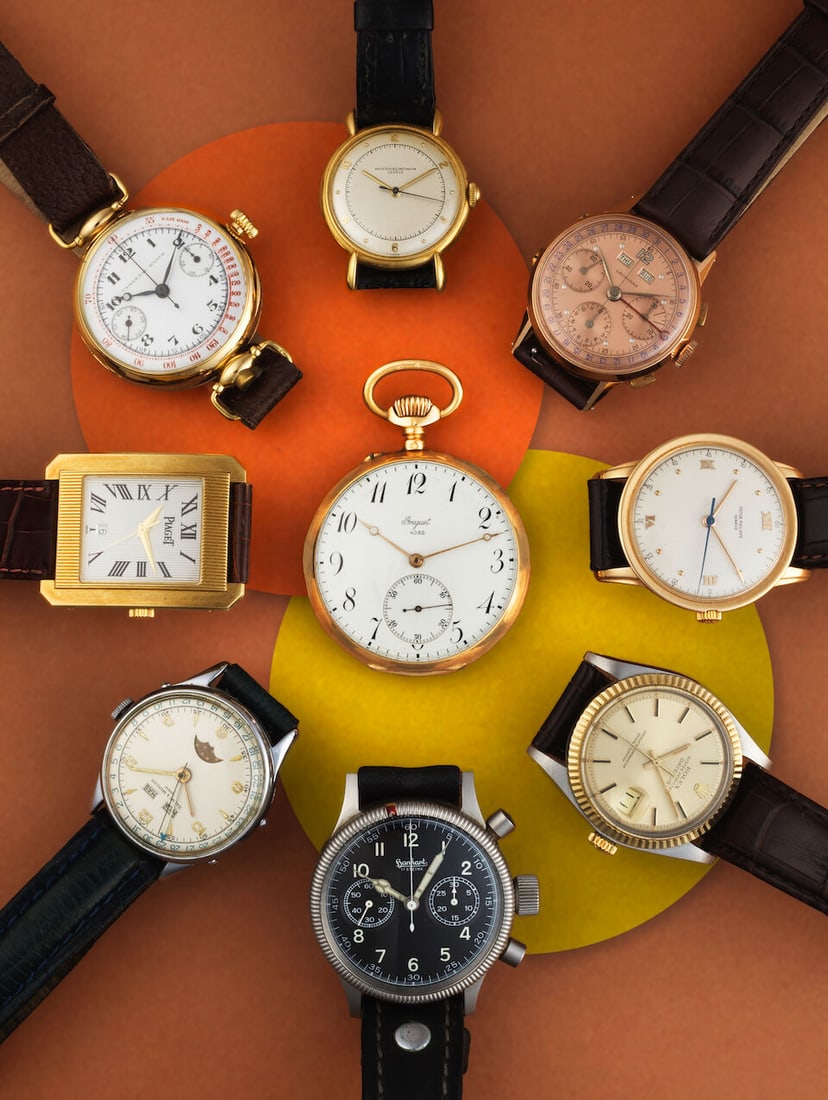 Breguet. An 18K gold open face keyless wind pocket watch Breguet. Montre de gousset à cadra... - 4