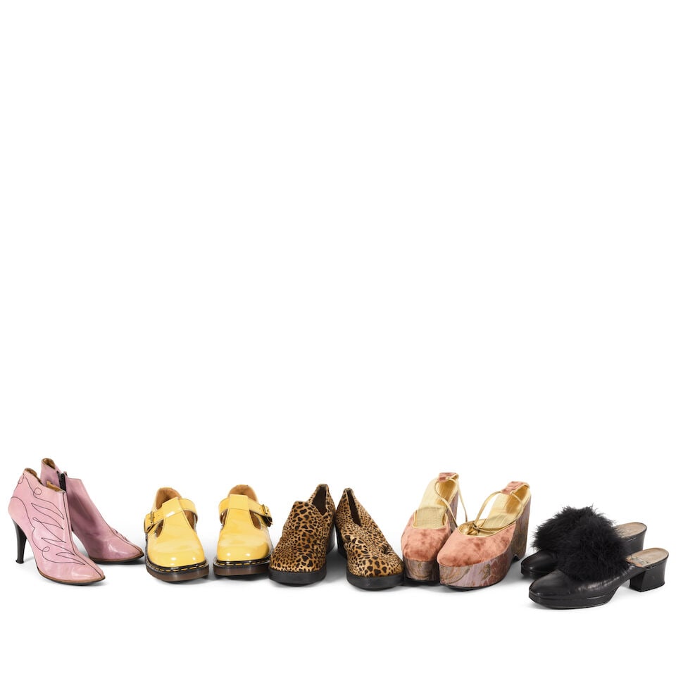 FIVE PAIRS OF VINTAGE SHOES (1 of 1)