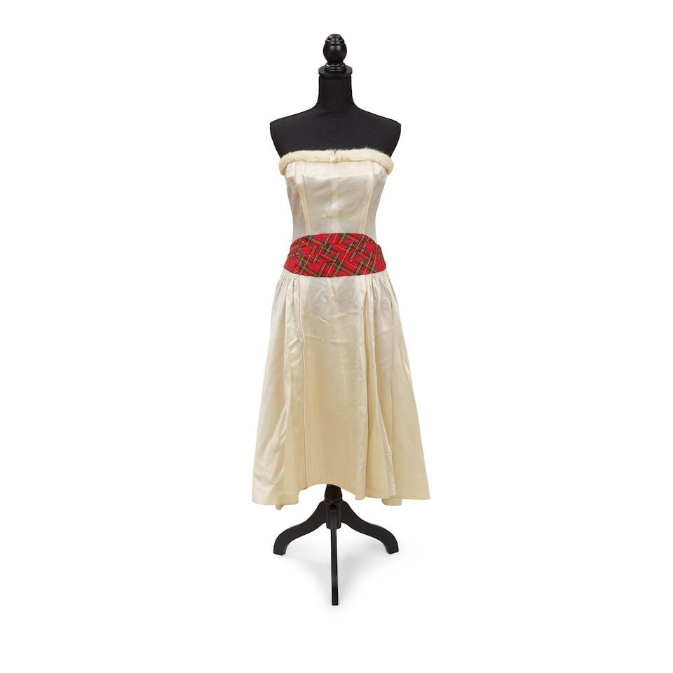 THREE STAGE-WORN DRESSES 1980s - 2