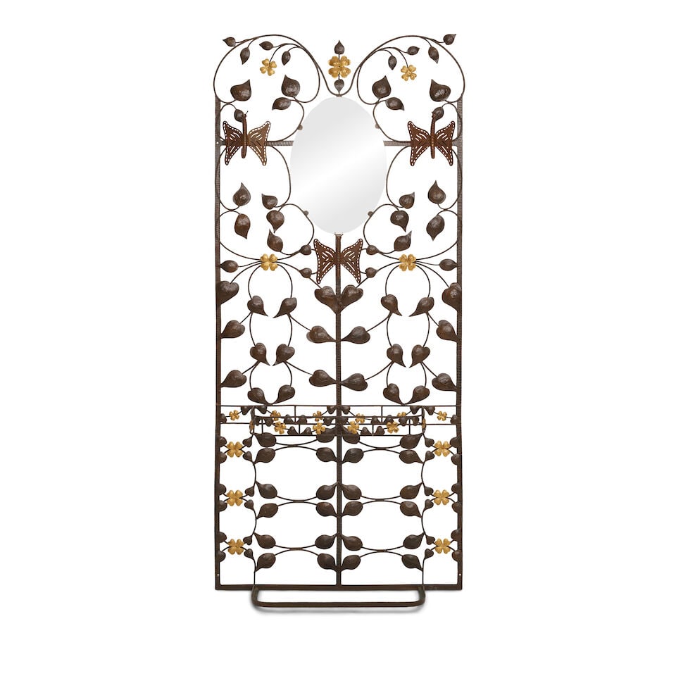 CYNDI LAUPER'S PERSONAL WROUGHT IRON BUTTERFLY HALL MIRROR (1 of 1)