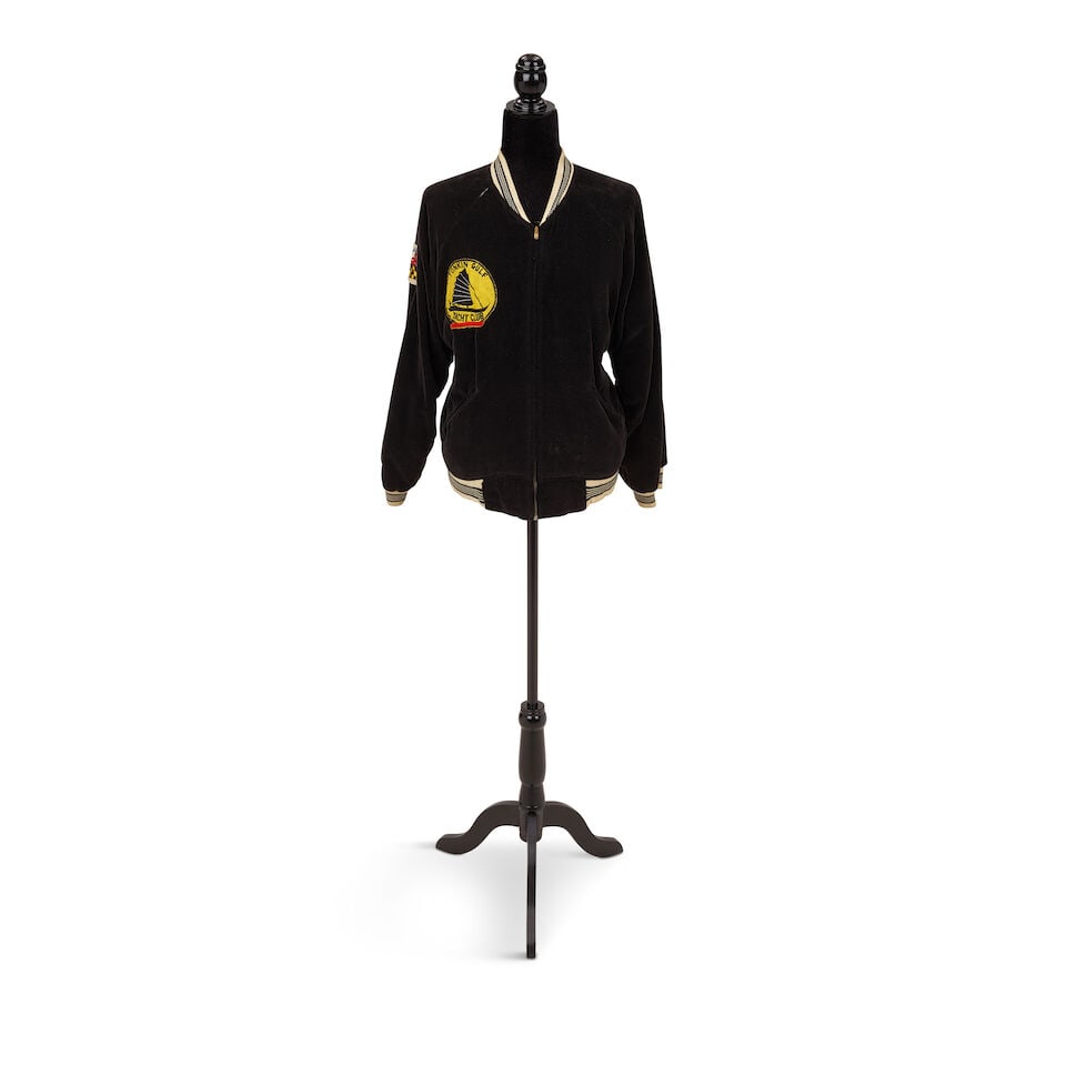 A GOOSE BAY LABRADOR BLACK VELVET BOMBER JACKET LOOK 1983 - 3