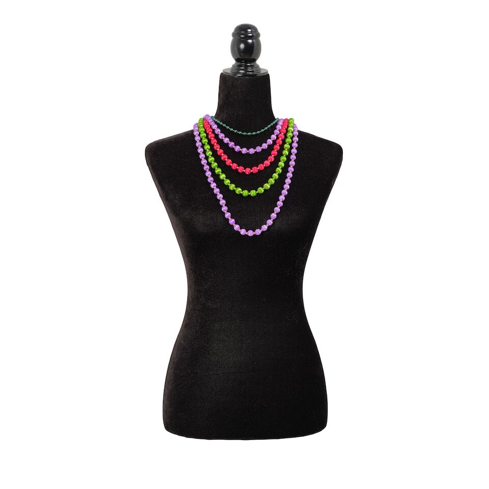 A PAIR OF STAGE-WORN VINTAGE BEADED NECKLACES 1980s (1 of 2)