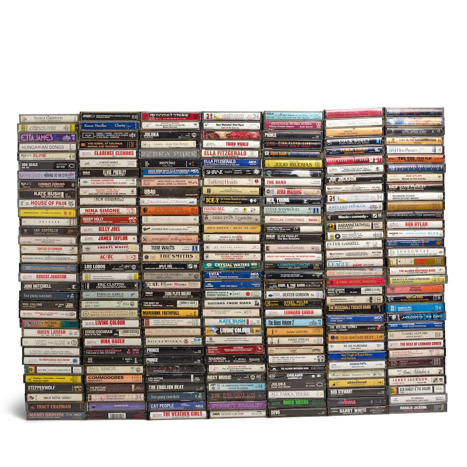 CYNDI LAUPER'S PERSONAL CASSETTE TAPE COLLECTION (1 of 1)